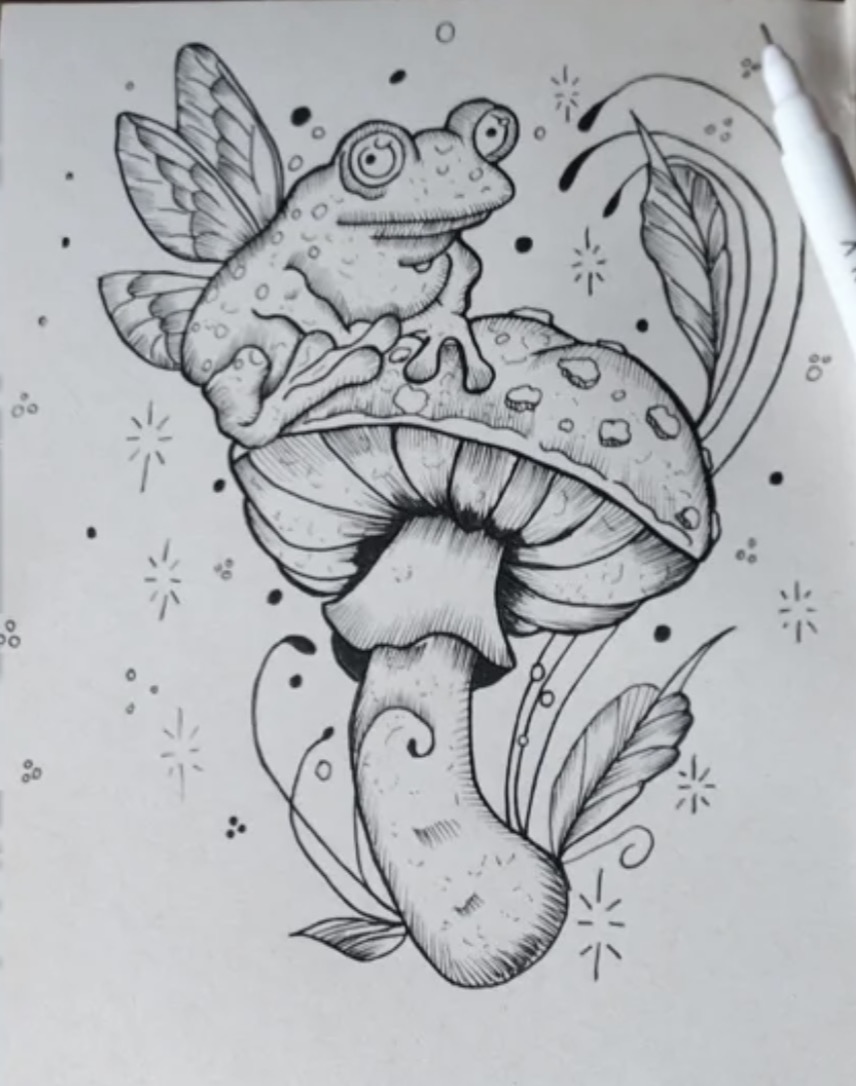 Ilustração a nanquim
