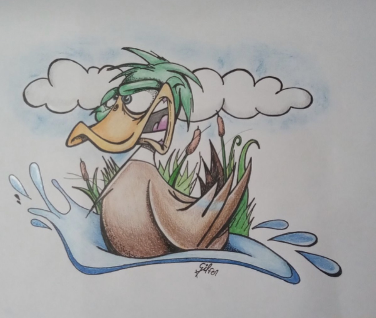 Cartoon colorido