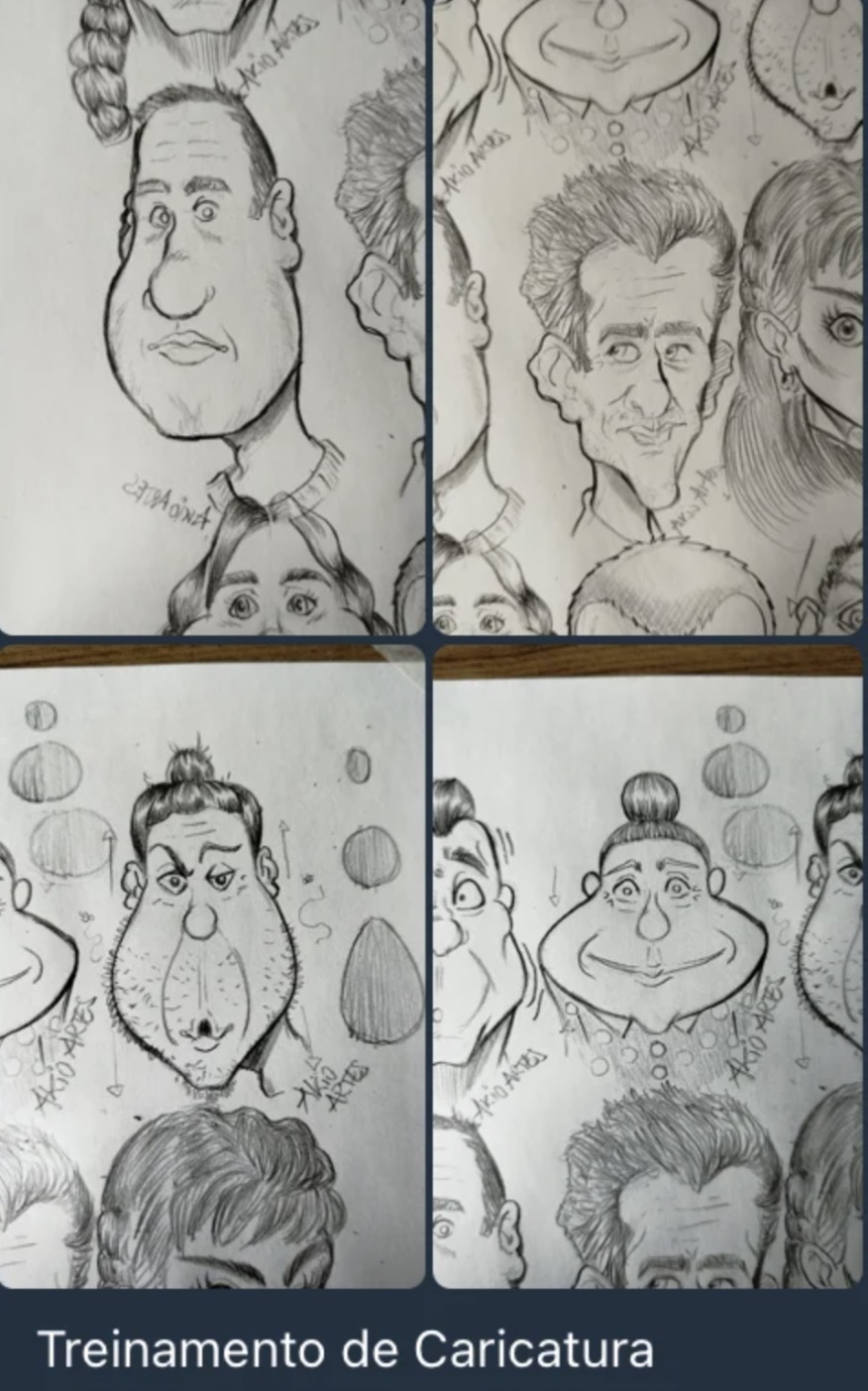 Treinamento de caricatura